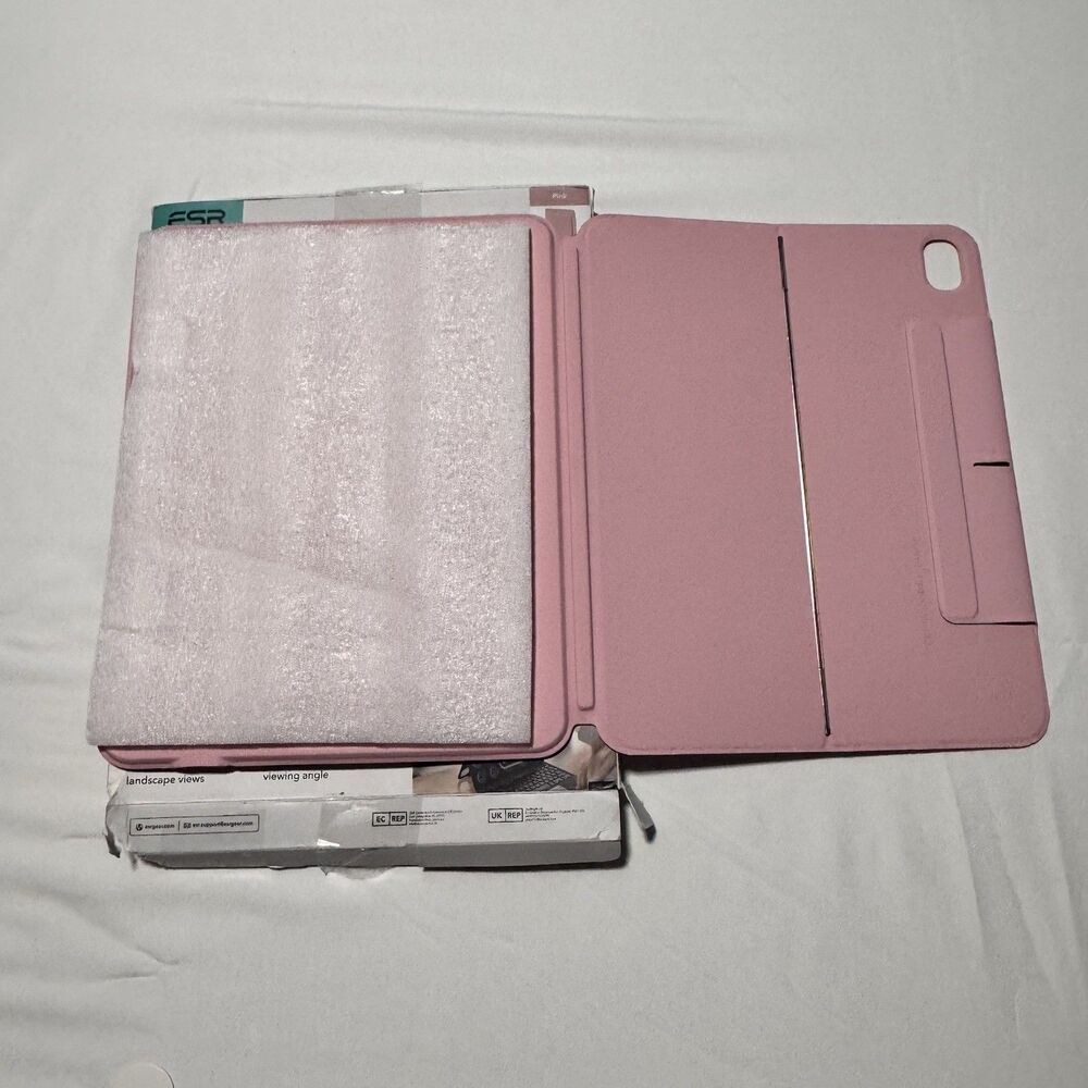 iPad Air 13 Inch Case with Keyboard,EST Ascend,Pink Magnetic Detachable Keyboard - Picture 3 of 9